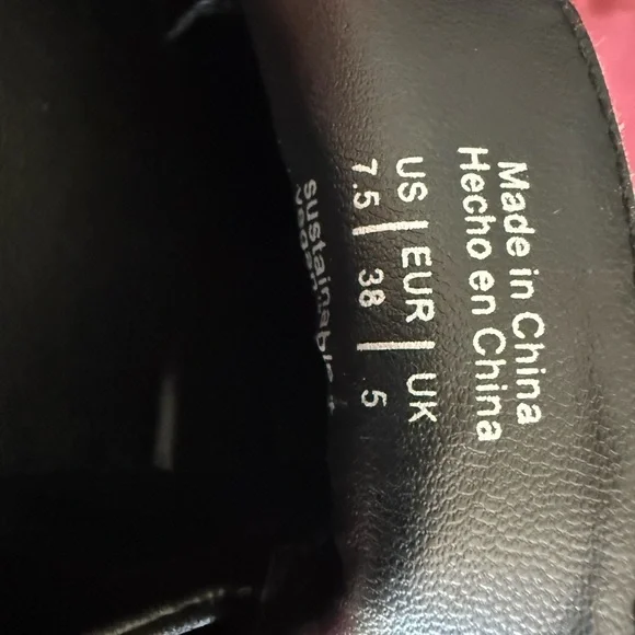 Black Loafers with Silver Buckle - Picture 4 of 4